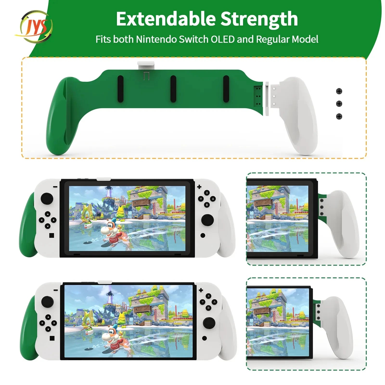 CowLost | jys-switch-oled-tears-of-the-kingdom-of-zelda-pluggable-base-grip |4