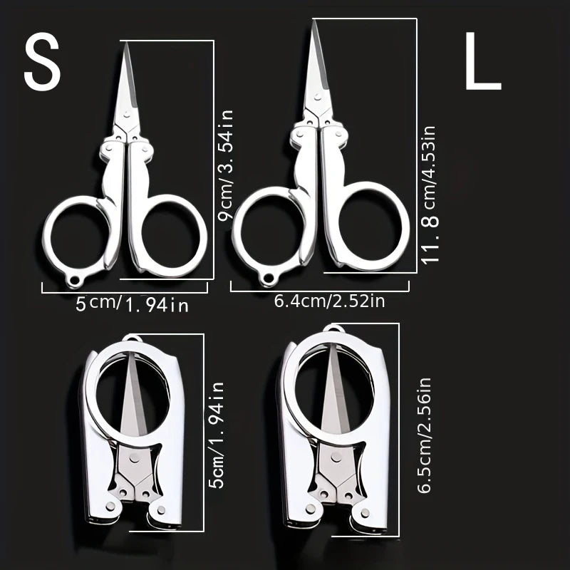 CowLost | 1-3pcs-stainless-steel-foldable-scissors |5