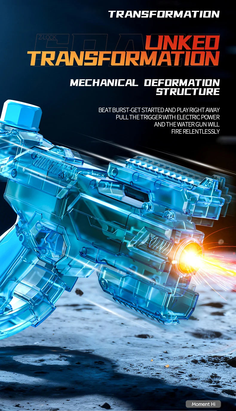 Automatic Electric High-Pressure Water Gun Toy for Outdoor Summer Fun