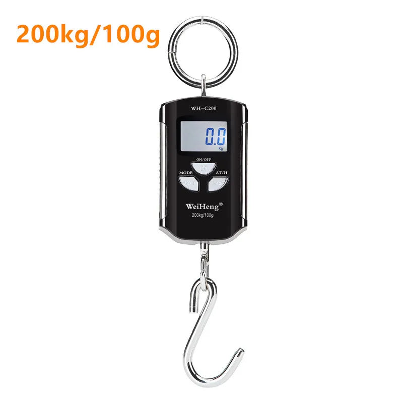 JUANJUAN Digital Crane Scale 300kg-500kg Heavy Duty Hanging Hook Portable Stainless Steel
