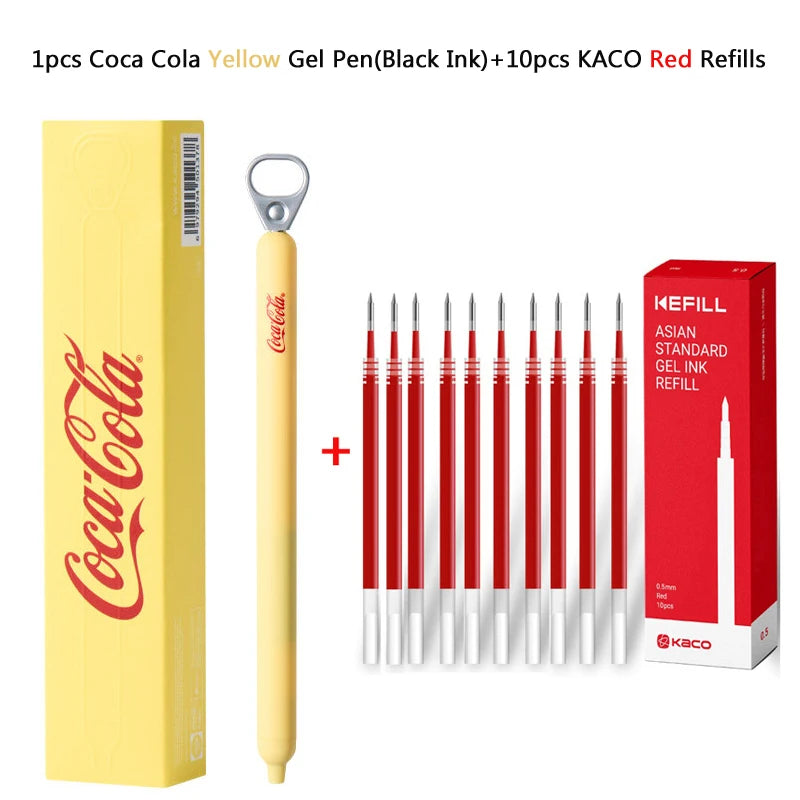 CowLost | product_id-kaco-coca-cola-limited-gel-pen-0-5mm-vintage-tone-barrel-with-creative-ring-pull-design-for-writing-focus |30