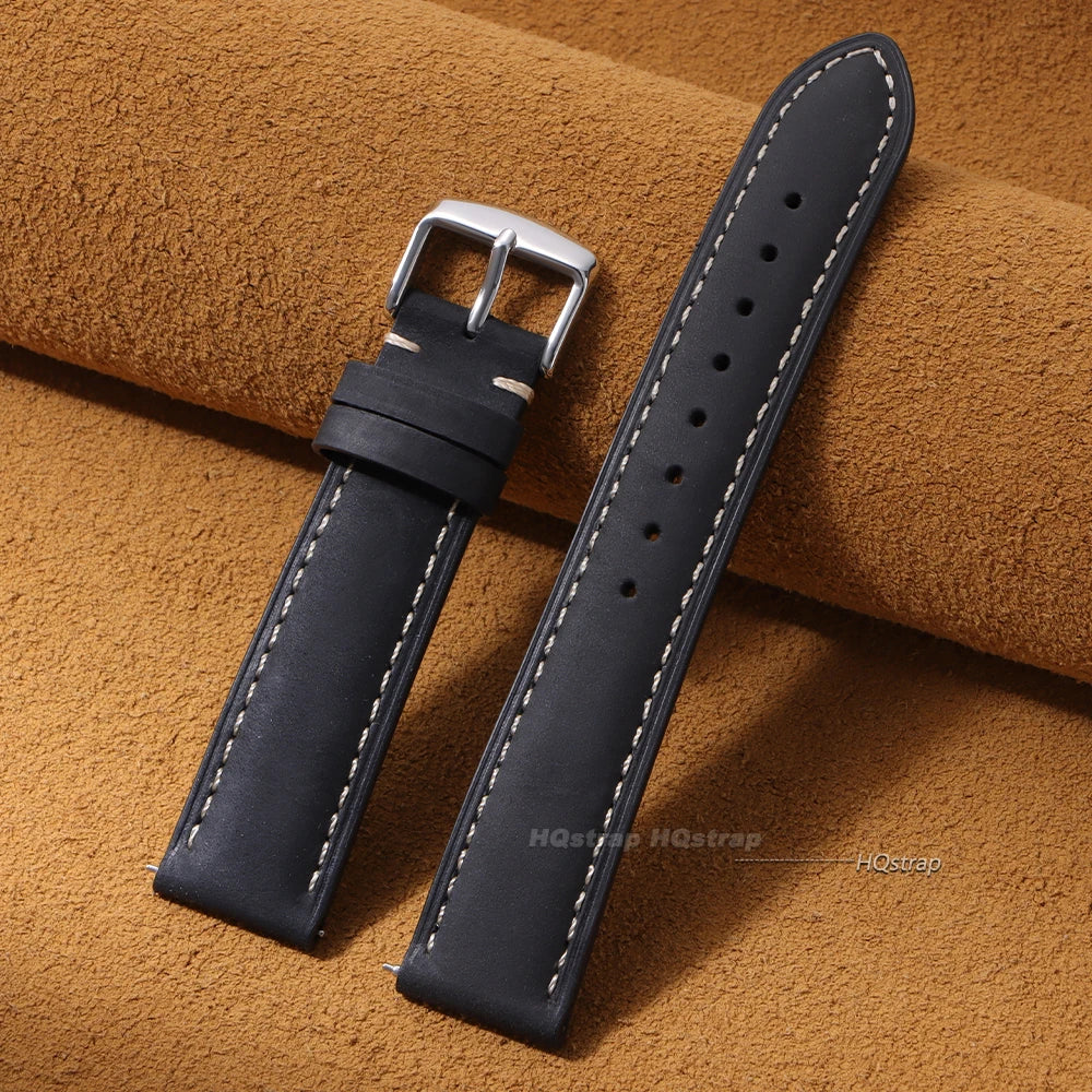 CowLost | product_id-hqstrap-genuine-cowhide-leather-watch-band-18-24mm-handmade-retro-strap-with-metal-buckle-quick-release-for-men-and-women |11