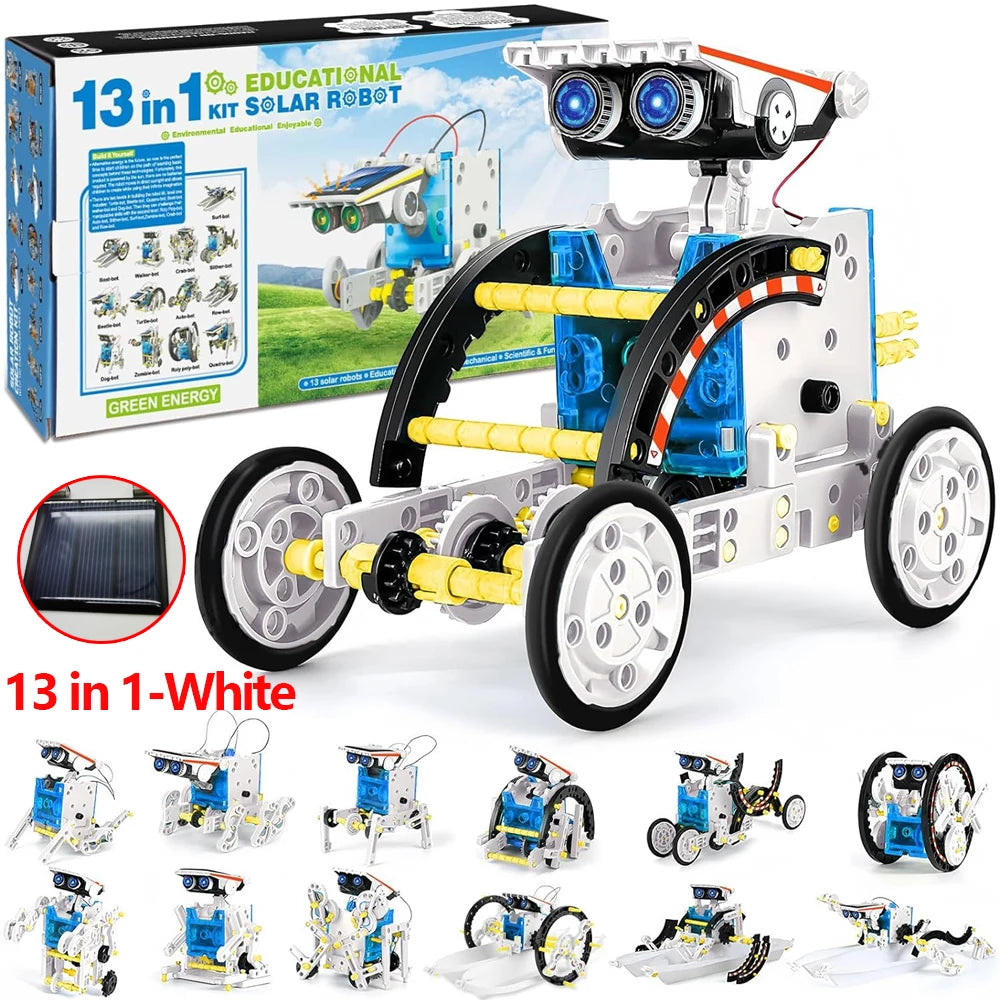 13-in-1 Solar Robot Kit DIY STEM Science Toys for Kids Gifts