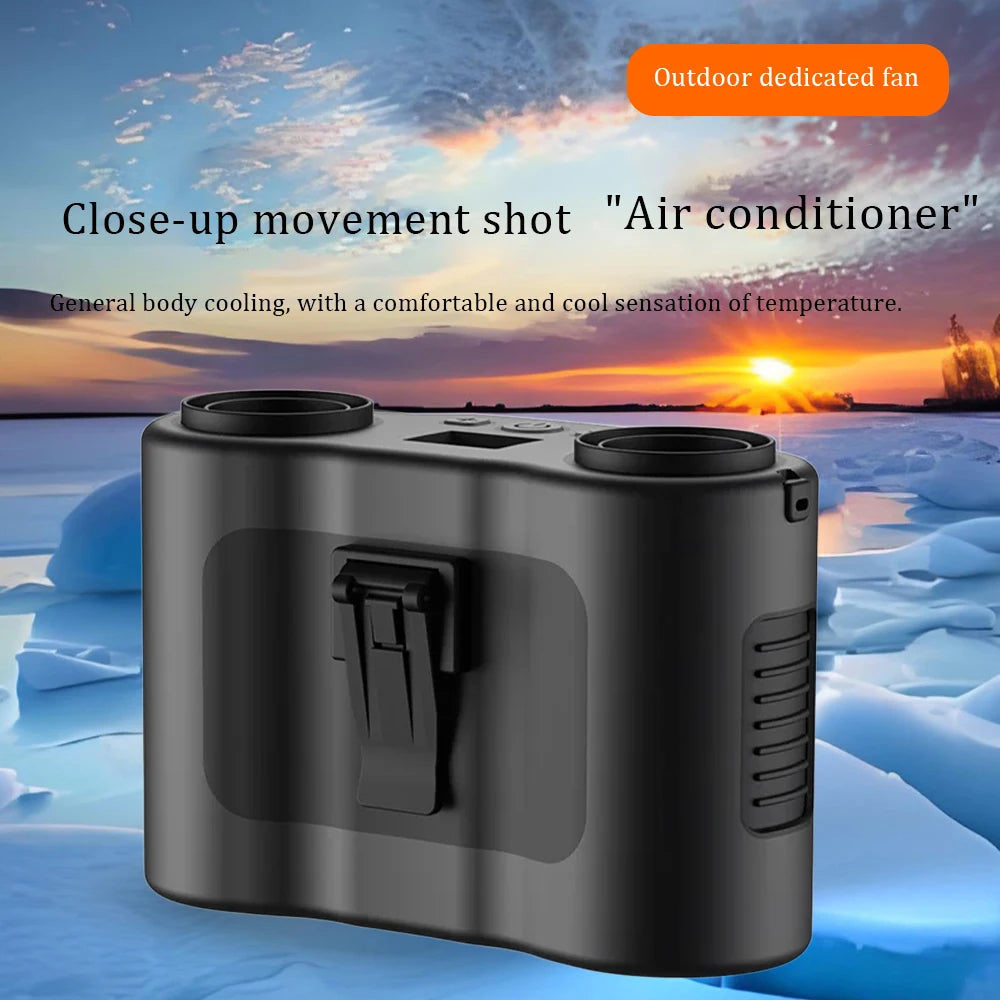 CowLost | binoculars-product_id-portable-usb-rechargeable-waist-clip-fan-with-dual-air-outlets-20000mah-battery |1
