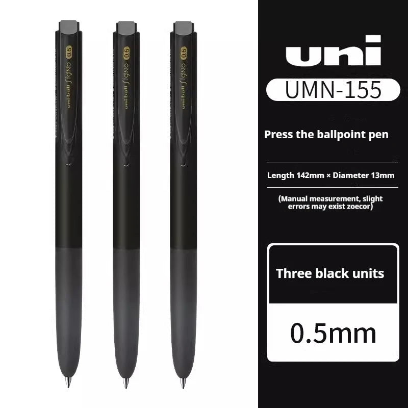 CowLost | product_id-mitsubishi-uni-signo-umn155-gel-pen-0-38-0-5mm-black-red-blue-quick-dry-smooth-low-friction |65