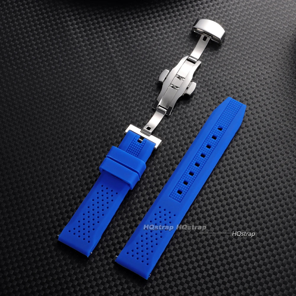 CowLost | product_id-breathable-silicone-quick-release-watch-strap-16-24mm-with-butterfly-buckle-for-seiko-unisex |5