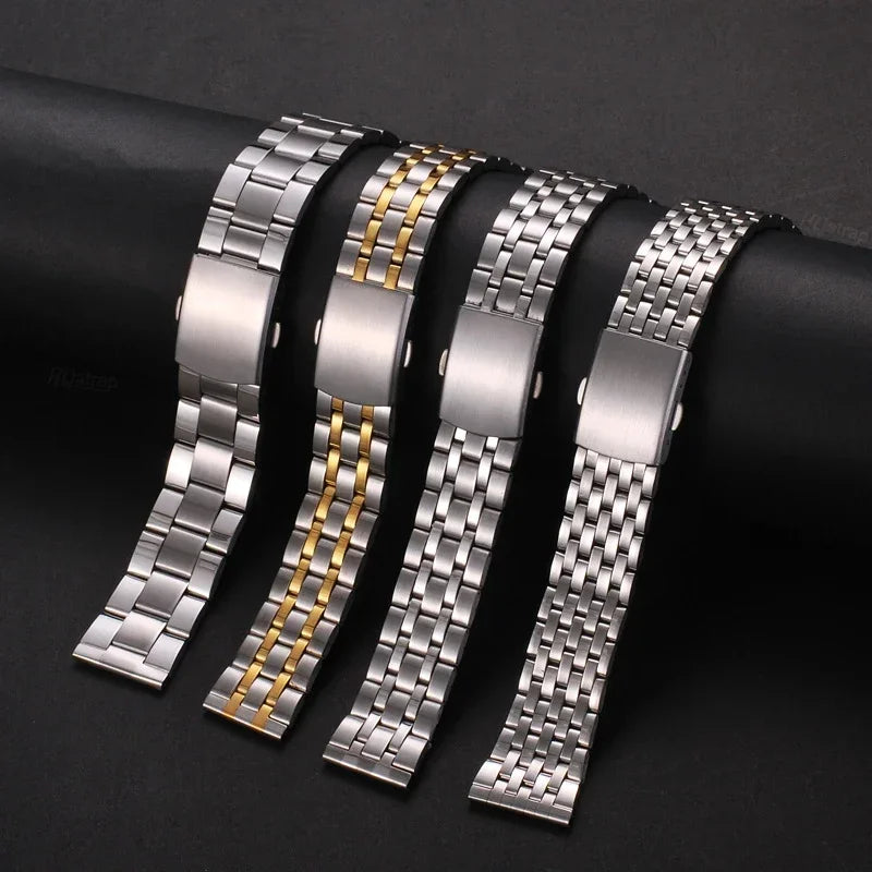 CowLost | product_id-stainless-steel-watch-strap-18mm-20mm-22mm-universal-replacement-for-seiko-smartwatch |2
