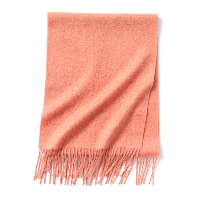 CowLost | winter-pure-long-wool-scarf-women-luxury-brand |65