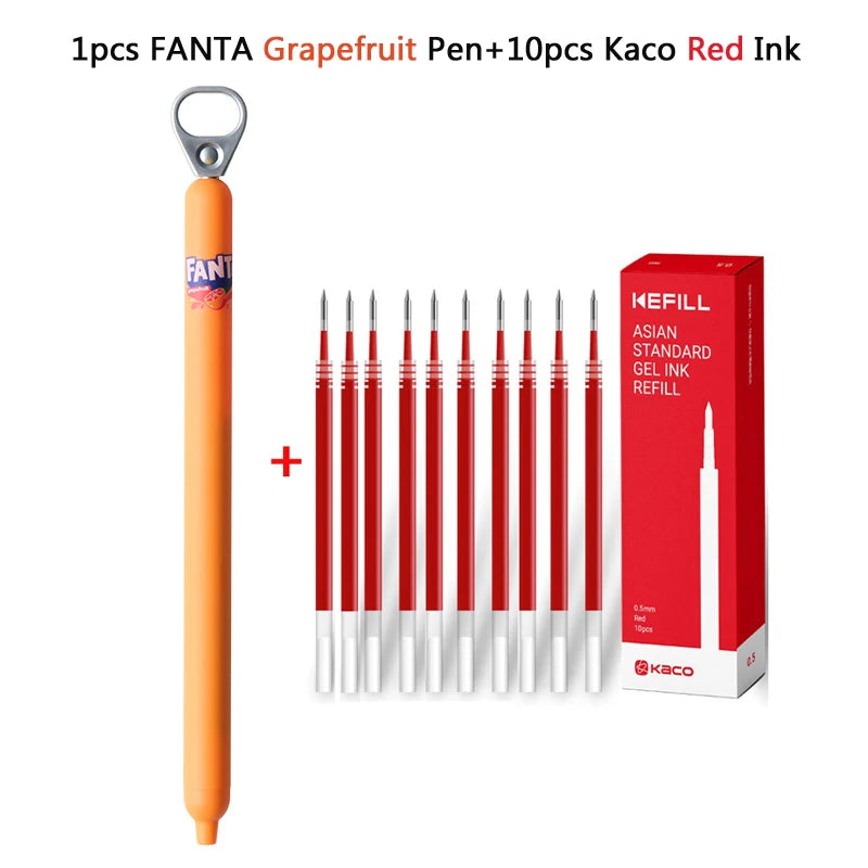 CowLost | product_id-kaco-fanta-collab-sprint-pop-up-0-5mm-black-gel-pen-side-knock-smooth-writing-stationery |29