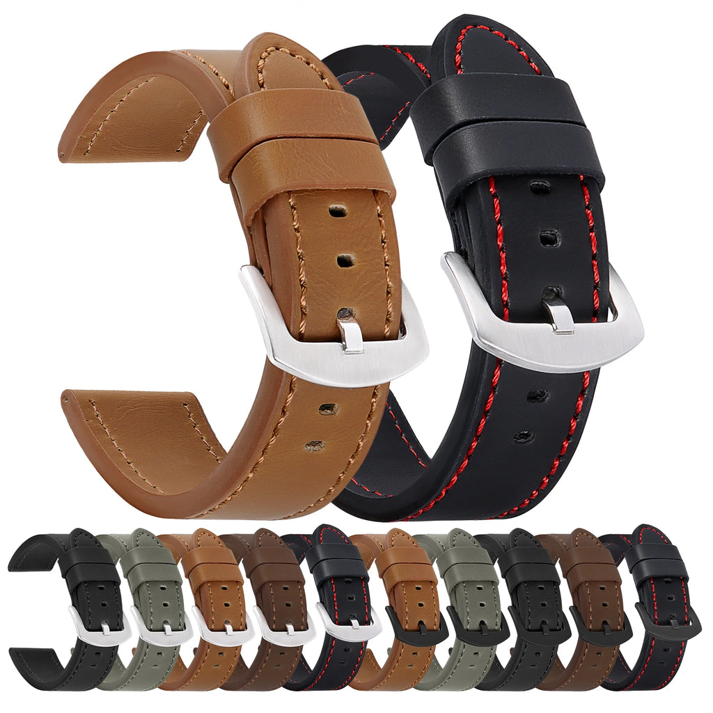 CowLost | product_id-universal-genuine-leather-waterproof-watch-strap-replacement-for-rolex-seiko-18-20-22-24mm |14