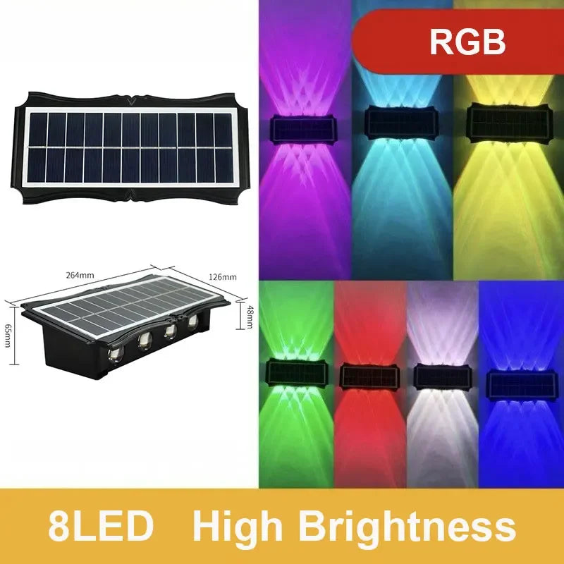 CowLost | product_id-solar-led-outdoor-wall-light-high-brightness-up-and-down-garden-lamp |30
