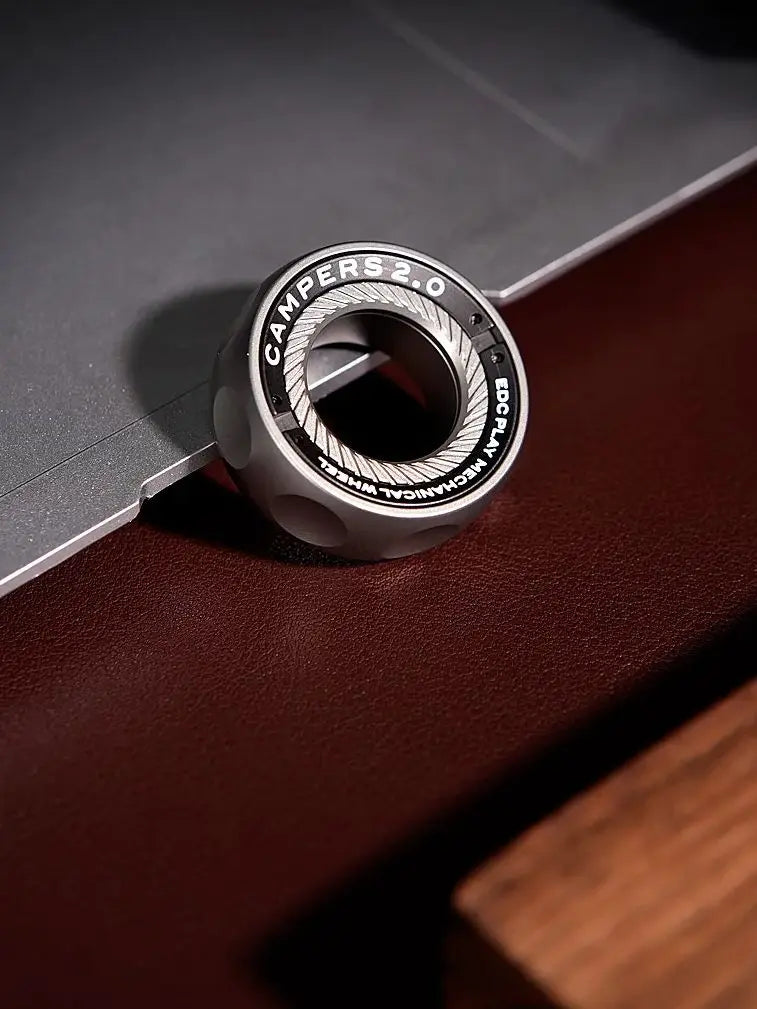 CowLost | product_id-magnetic-adjustable-stainless-steel-ratchet-decompression-edc-ring-toy-gift |3
