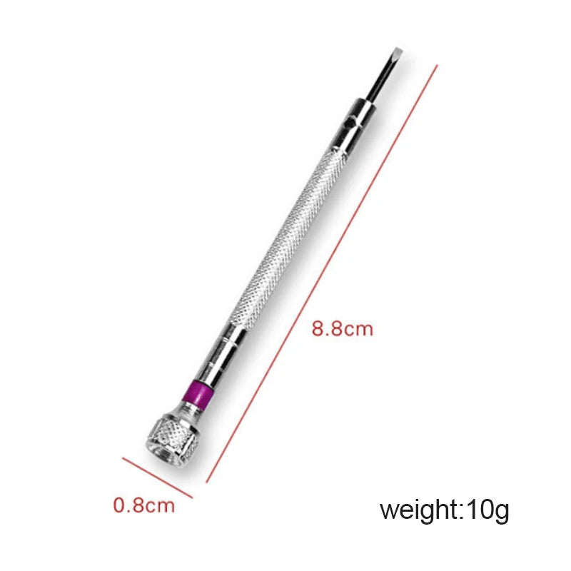 CowLost | product_id-13pcs-professional-watch-repair-screwdriver-set-0-6mm-2-0mm-slotted-cross-steel-tools |3