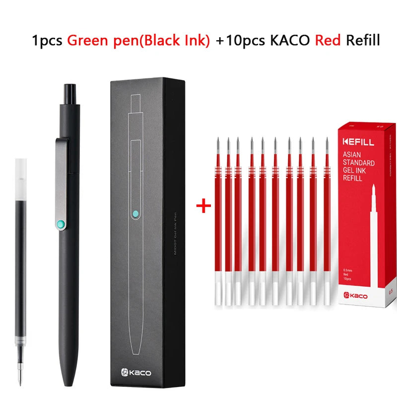 CowLost | product_id-kaco-midot-0-5mm-black-gel-ink-pen-quick-dry-metal-clip-premium-design |14