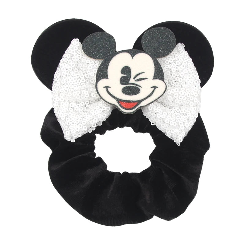 CowLost | cute-disney-castle-fireworks-balloons-hair-scrunchies-velvet-hairband-for-girls |52