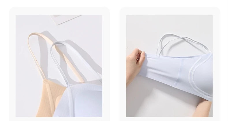 CowLost | product_id-ultra-thin-summer-ice-skin-shimmer-shoulder-strap-bra-for-women-no-marks-beautiful-back |7