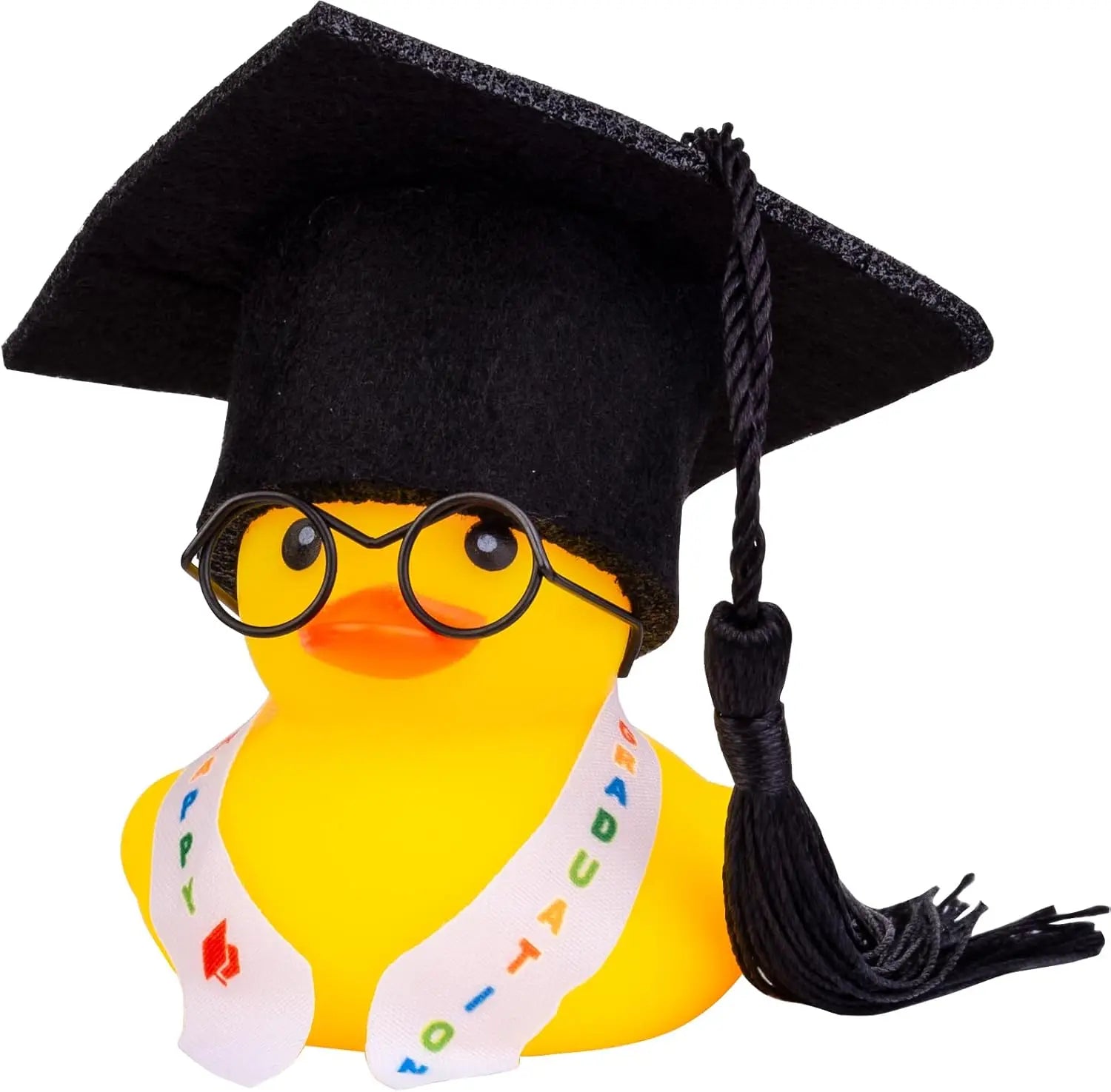 CowLost | product_id-graduation-rubber-duck-car-ornament-set-with-mini-hat-and-glasses |15