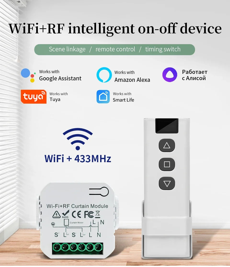 CowLost | product_id-tuya-wifi-433mhz-smart-curtain-switch-for-roller-shades-blinds-with-alexa-google-home |7
