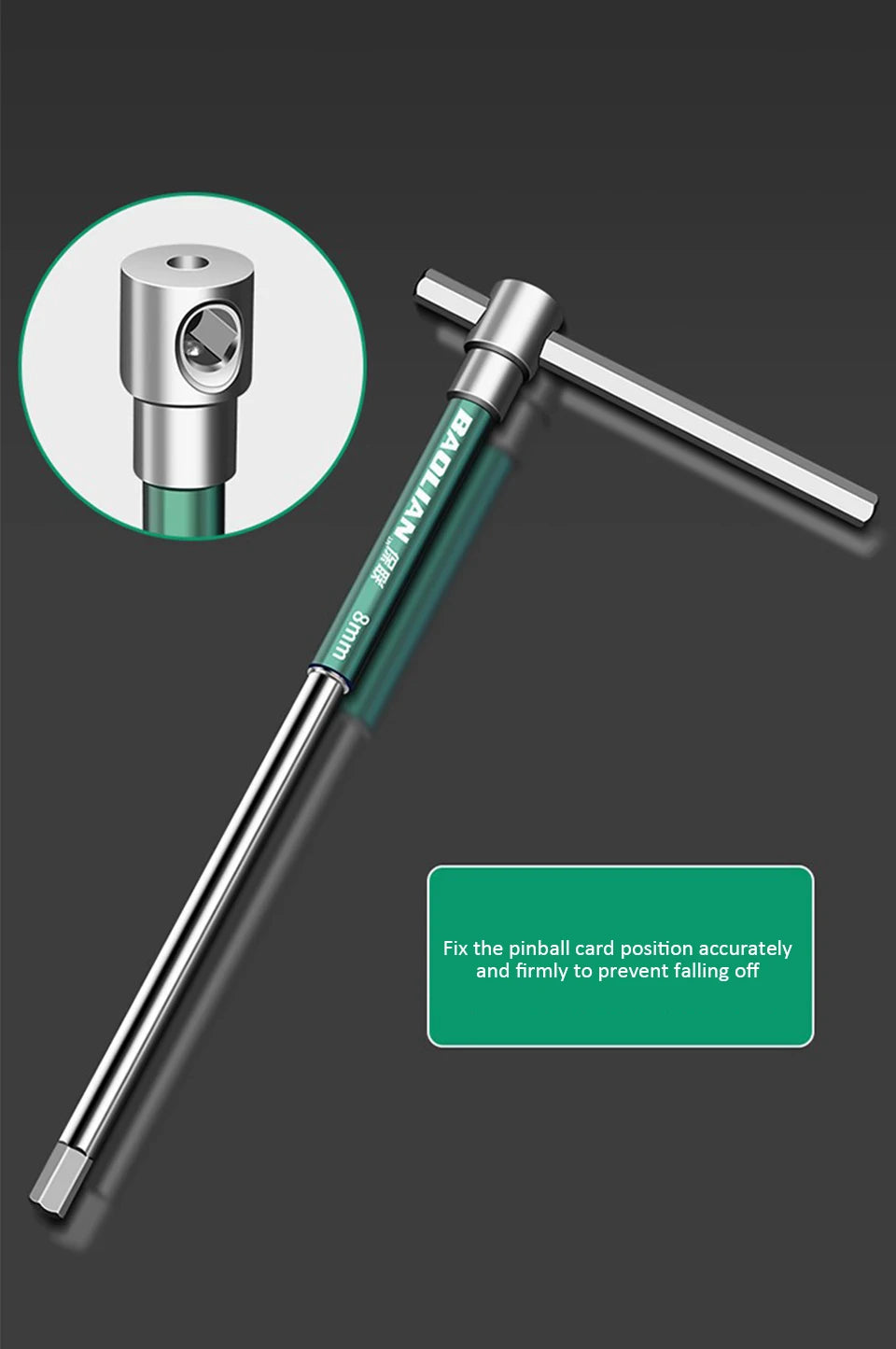 CowLost | t-bar-socket-wrench-2-10mm-adjustable-t-handle-speed-wrench-set-nut-spinner-hex-socket-t-shape-handle-wrench-2-way-drive-design |13