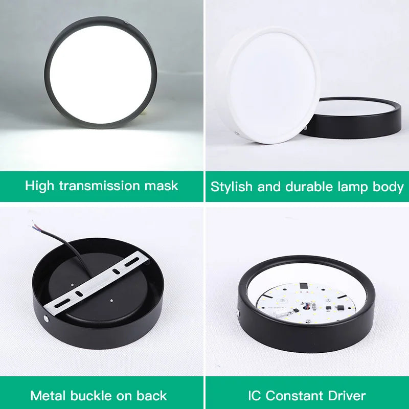 CowLost | seasonal-holiday-decorations-spot-led-ceiling-light-110-220v-surface-mounted-downlight-fixture |3
