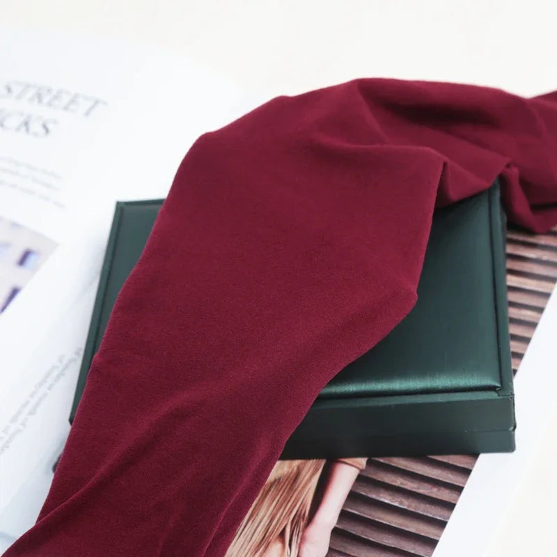 CowLost | activewear-pants-womens-vintage-red-velvet-high-elastic-pantyhose-for-spring-autumn |3