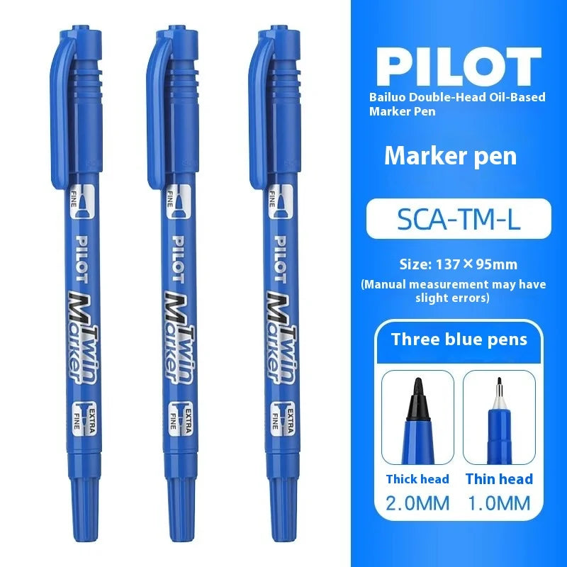 CowLost | product_id-pilot-oil-based-permanent-marker-pen-2-in-1-dual-tip-fine-bold-quick-drying-waterproof-smudge-proof |20