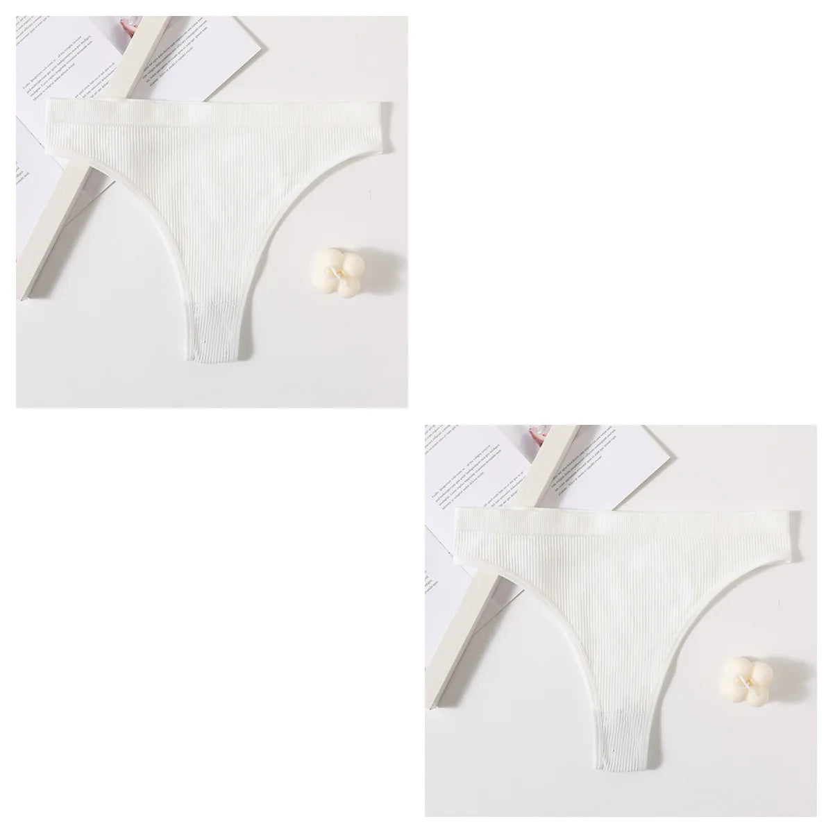 CowLost | product_id-2-pack-womens-low-rise-seamless-breathable-solid-color-briefs-m-l |26