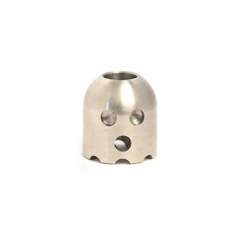 CowLost | product_id-ghost-shaped-stainless-steel-pendant-with-paracord-rope-stress-reliever-edc-toy |8