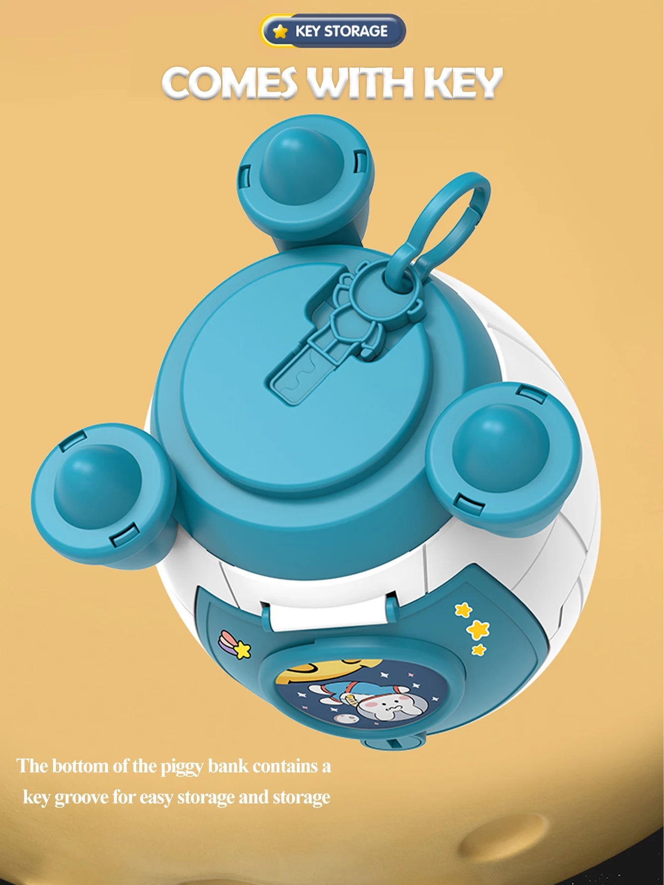 CowLost | product_id-rocket-piggy-bank-toy-with-key-large-capacity-money-saving-box-for-kids-3 |12