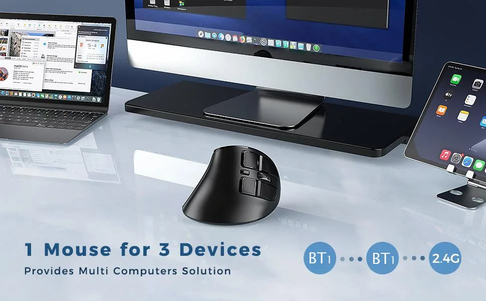 CowLost | product_id-seenda-vertical-ergonomic-wireless-mouse-bluetooth-5-0-2-4g-usb-rechargeable-for-pc-laptop-mac-ipad |7