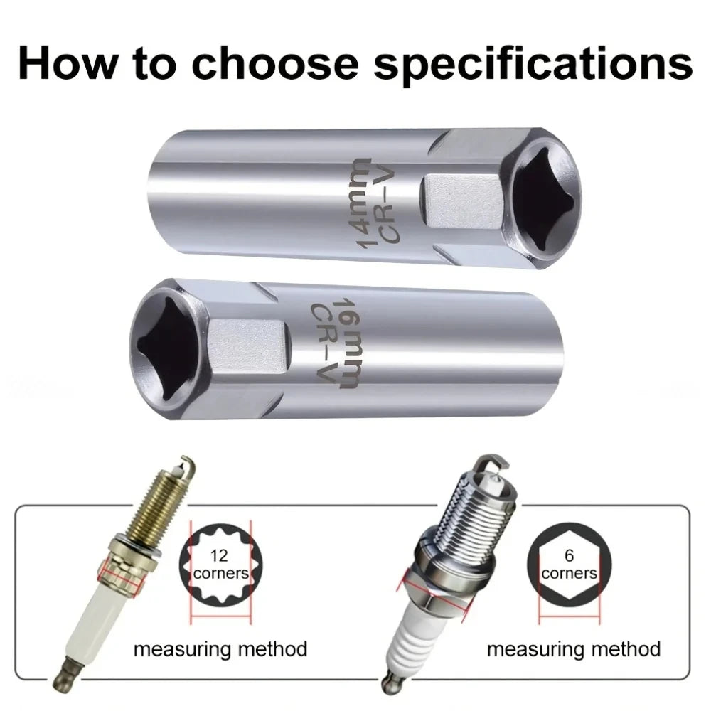 CowLost | product_id-spark-plug-socket-wrench-adapter-14-16mm-repair-removal-tool-kit |3