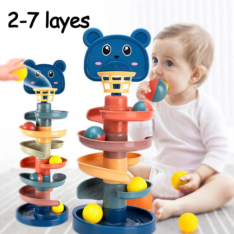 CowLost | product_id-2-7-layers-rolling-ball-track-educational-stacking-toy-for-kids-gift |4