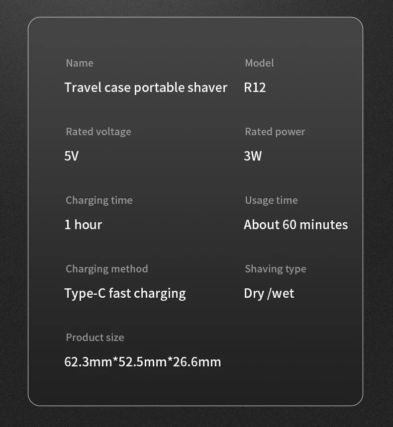CowLost | product_id-homefish-2026-men-s-waterproof-rechargeable-mini-travel-electric-rotary-shaver-beard-trimmer |22