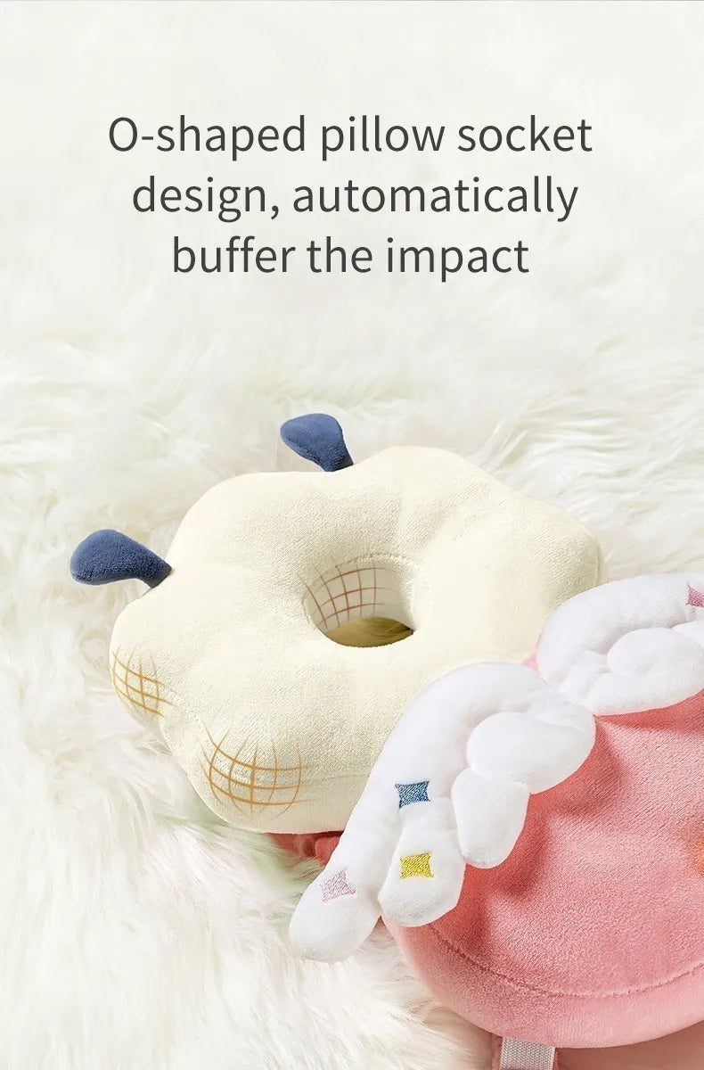 CowLost | aibedila-newborn-head-back-protector-baby-protect-pillow-learn-walk-headgear |9