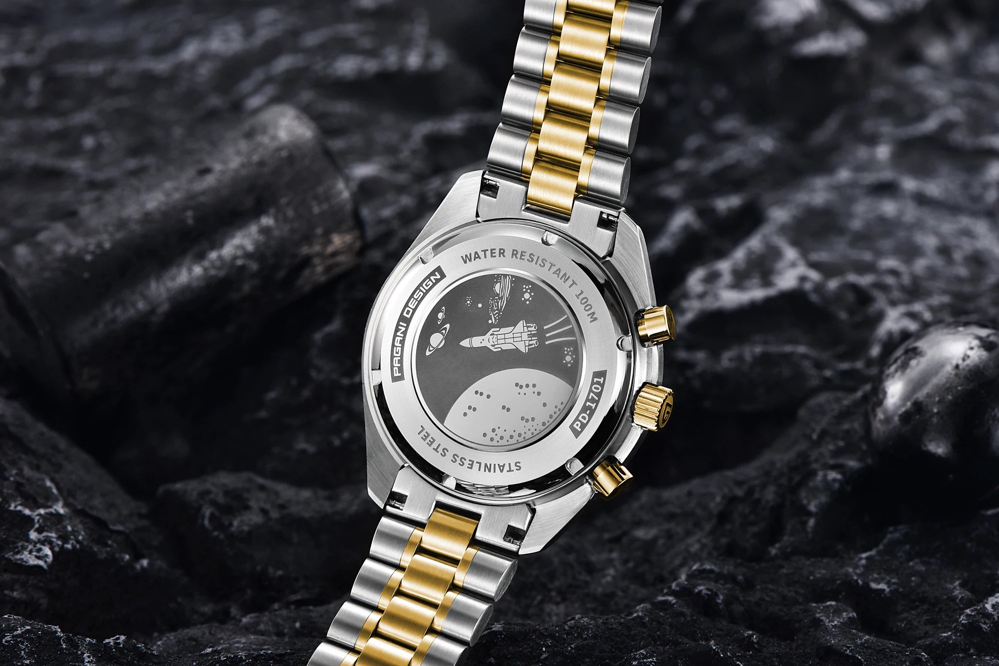 CowLost | pagani-design-2025-silver-gold-moon-luxury-quartz-watches |14
