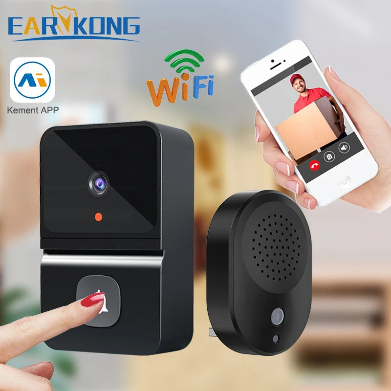 CowLost | intelligent-wireless-doorbell-home-welcome-doorbell-waterproof-300m-remote-smart-door-bell |15