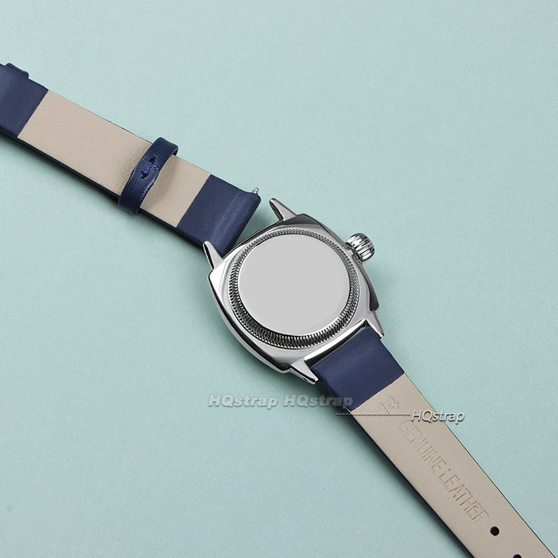 Ultra Thin Waterproof Leather Watch Strap 8-17mm Soft Plain Universal Sport Band