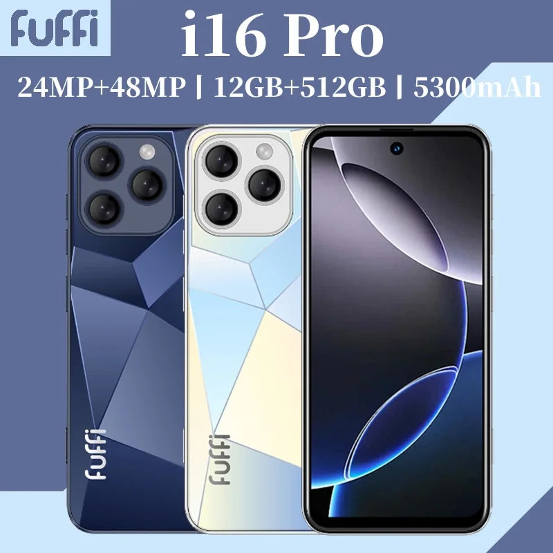 CowLost | fuffi-i16-pro-smartphone-android-5300mah-12gb-ram-512g-rom-6-56-inch |1