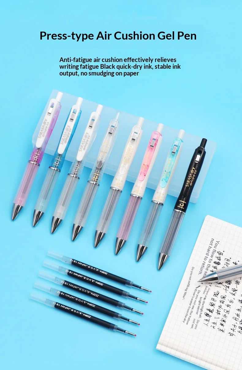 CowLost | product_id-zebra-jjz49-quick-dry-gel-pen-0-4-0-5mm-retractable-cushion-grip-transparent-design-for-exams-writing |6