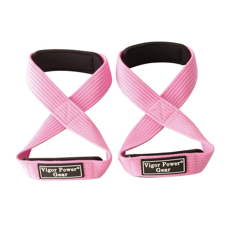 CowLost | sporting-goods-power-grip-powerlifting-figure-8-gym-wrist-straps-cross-training |23