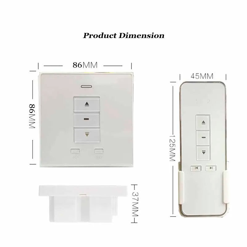 CowLost | wall-mounted-hutches-product_id-2-gang-ac-to-dc-24v-transformer-wall-mounted-touch-panel-for-home-automation |2