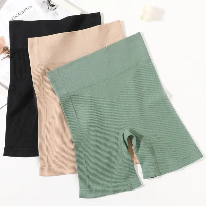 CowLost | product_id-seamless-high-waist-ribbed-hip-lift-safety-shorts-for-women |6