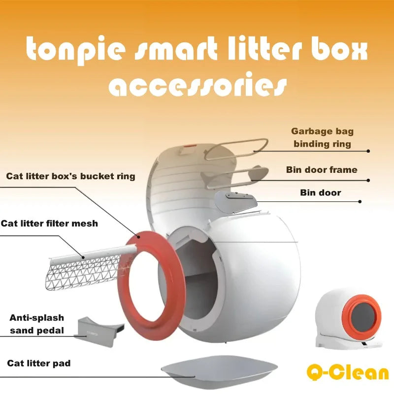 CowLost | cat-toys-tonepie-q-clean-cat-litter-box-accessories-set |3