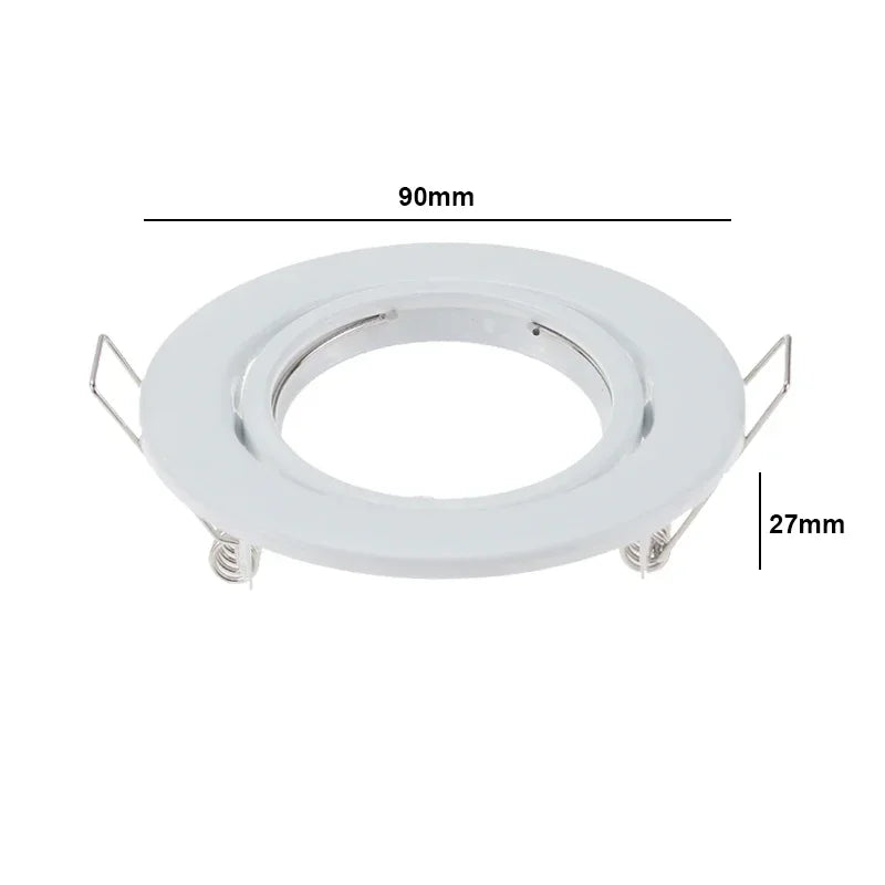 CowLost | joyinled-recessed-downlight-housing-round-70mm-cutout-gu10-holder-iron-base-10pcs-led-ceiling-light-accessories-for-installation |4