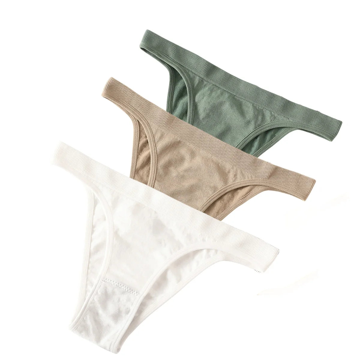 CowLost | product_id-3pcs-women-s-high-rise-seamless-brazilian-stretch-panties-m-l |23
