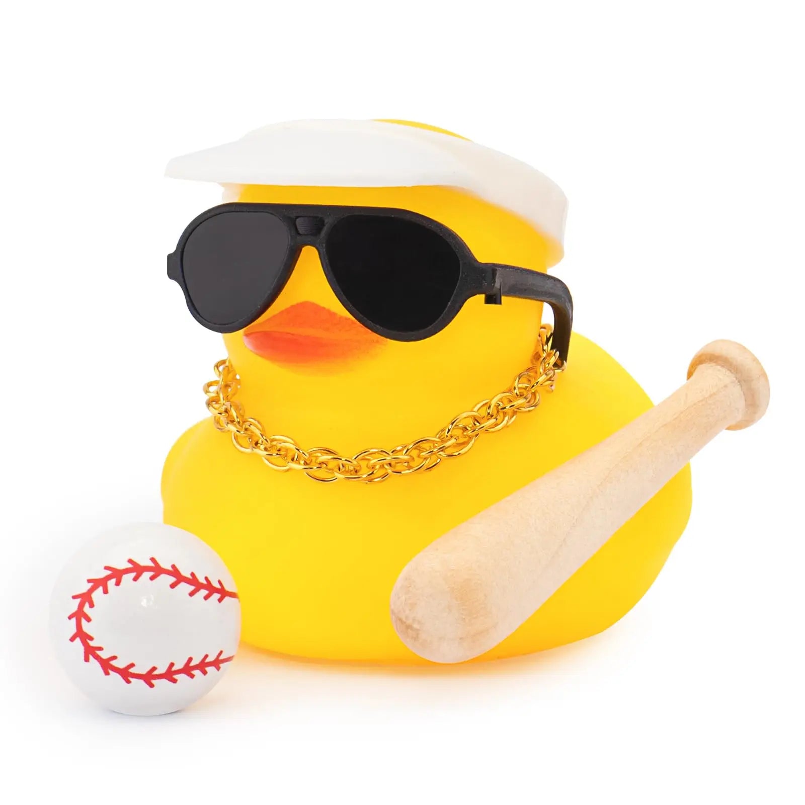 CowLost | product_id-rubber-duck-car-dashboard-ornament-with-baseball-accessory |1