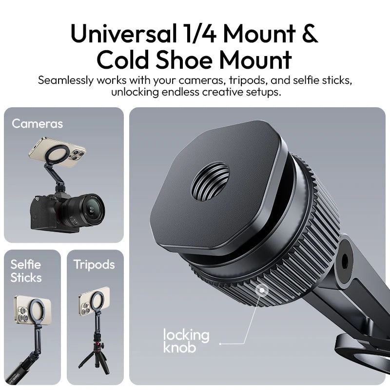 CowLost | double-side-magnetic-phone-mount-for-camera-tripod-for-iphone-16-15-14-13 |4