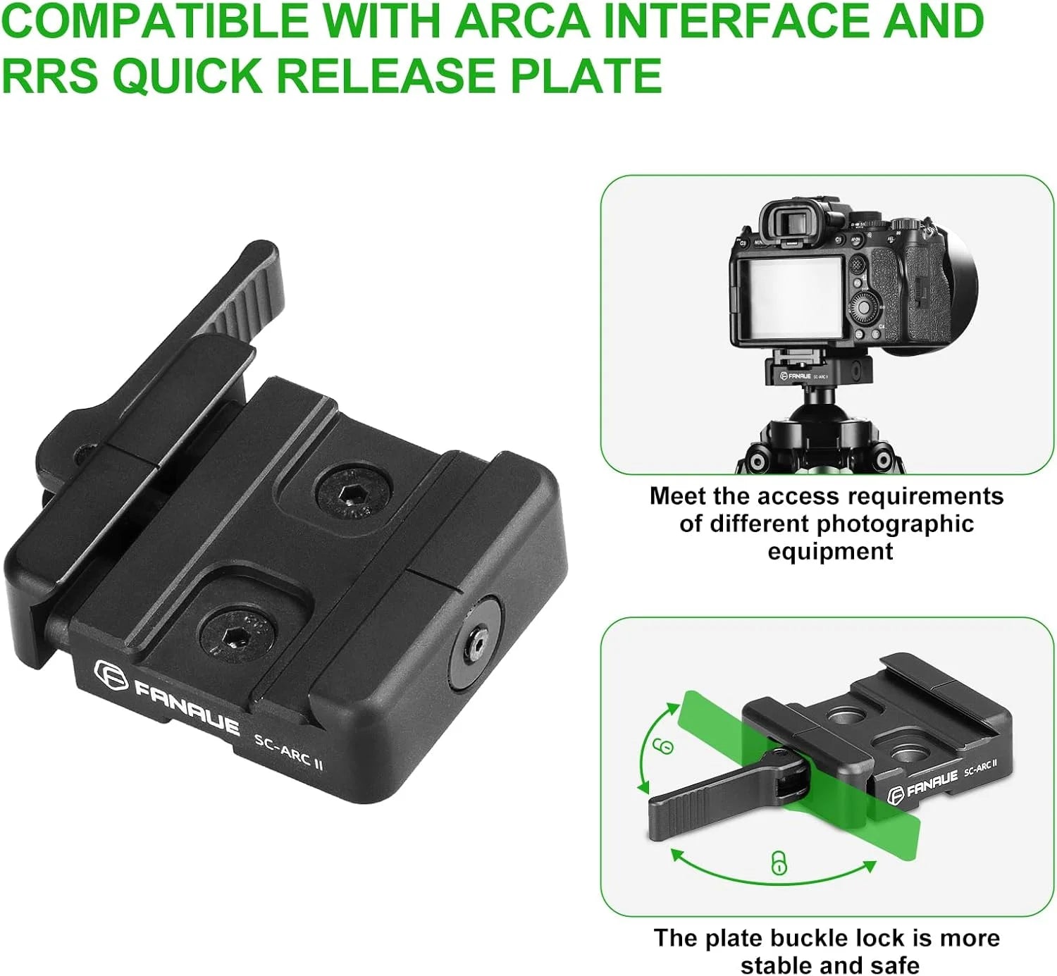 CowLost | product_id-fanaue-quick-release-clamp-for-arca-swiss-rrs-to-picatinny-rail-bipods-and-tripods |8