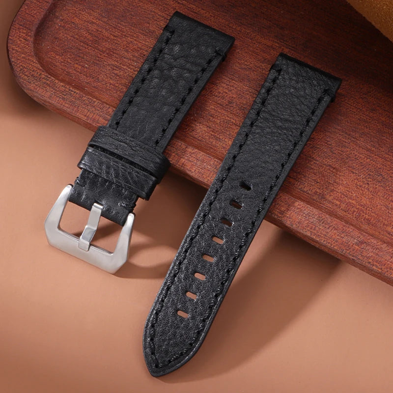 CowLost | watch-bands-product_id-vintage-oil-wax-leather-watch-band-20mm-24mm-handmade-cowhide-strap-for-smartwatch-panerai |9