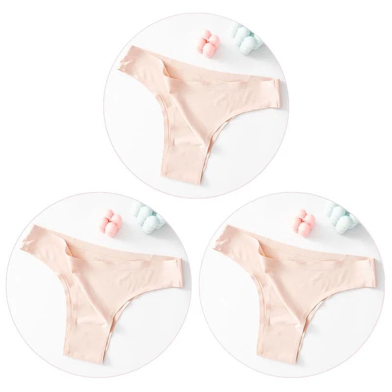 CowLost | 3pcs-set-womens-sexy-seamless-panties-female-ice-silk-underwear |23